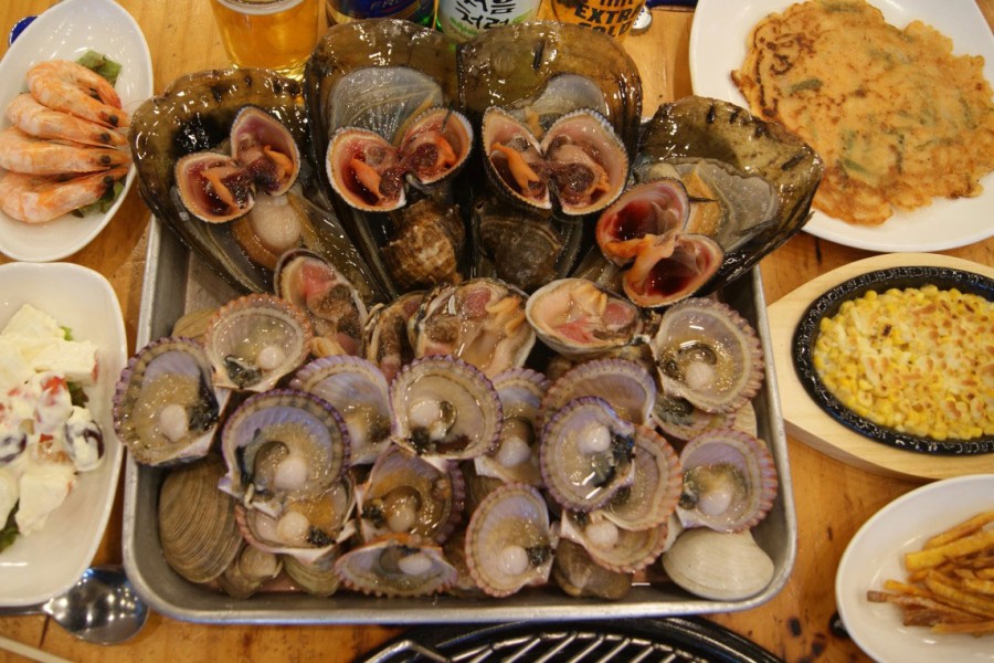 The clam love sashimi love