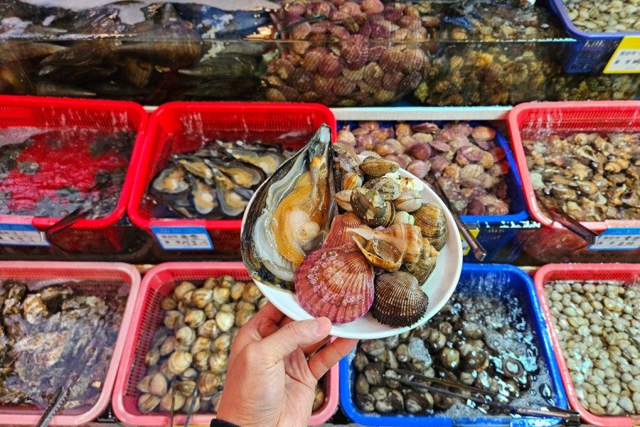 바운스조개구이